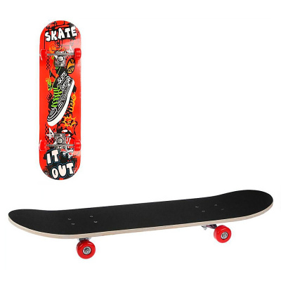 Скейтборд 80 х 20 см PVC колеса Наша игрушка 636152 1